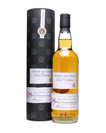 Braes of Glenlivet 1989 18 år gammal Dewar Rattray