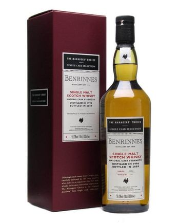 Benrinnes 1996 12 år gammal Managers' Choice