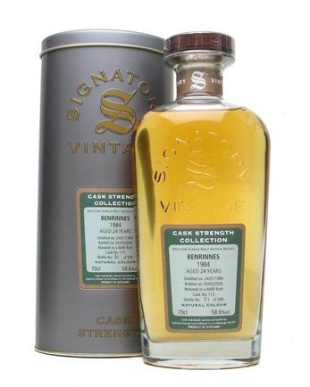 Benrinnes 1984 24 år gammal Signatory Cask Strength Collection