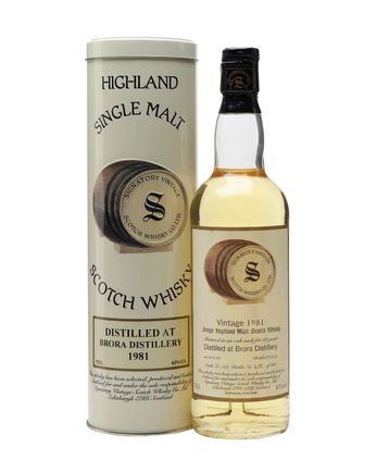 Brora 1981 18 år gammal Sherry Cask Signatory