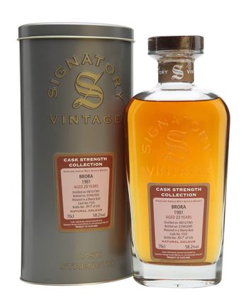 Brora 1981 23 år gammal Sherry Butt Signatory