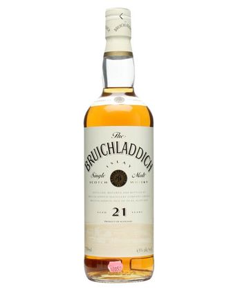Bruichladdich 21 år gammal Cream Label Bottled 1980s