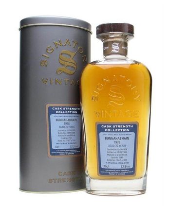 Bunnahabhain 1978 30 år gammal Cask #2585 Signatory Cask Strength Collection