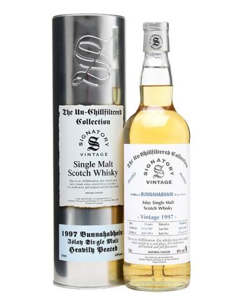 Bunnahabhain 1997 14 år gammal Cask #5685 5687 Peated Signatory Un-Chillfiltered Collection