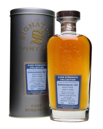 Bunnahabhain 1997 10 år gammal Sherry Butt Signatory Cask Strength Collection