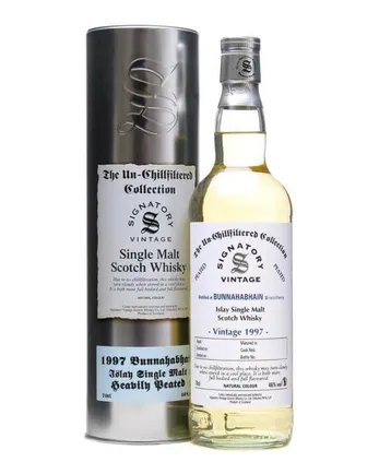 Bunnahabhain 1997 13 år gammal Un Chillfiltered Peated Signatory