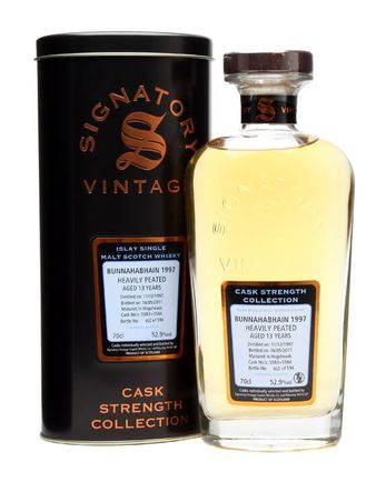 Bunnahabhain 1997 13 år gammal Heavily Peated Signatory