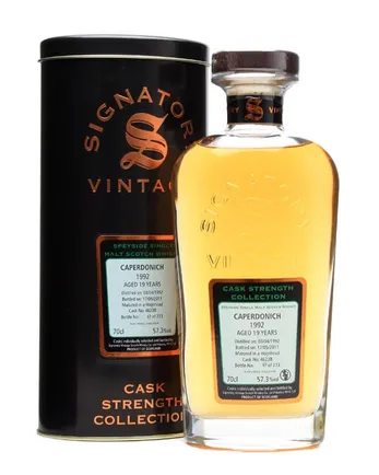 Caperdonich 1992 19 år gammal Cask #46238 Signatory Cask Strength Collection