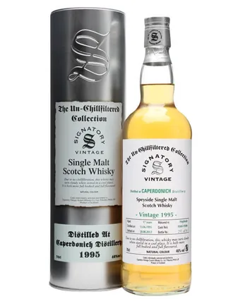 Caperdonich 1995 17 år gammal Cask #95045+6 Signatory Un-Chillfiltered Collection