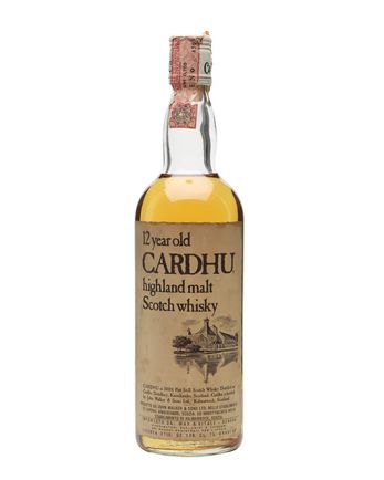 Cardhu 12 år gammal Bottled 1980's