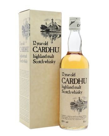 Cardhu 12 år gammal 1970s Cream Label