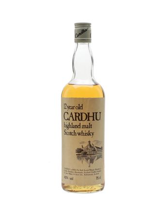 Cardhu 12 år gammal 1980s Cream Label