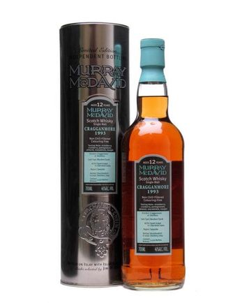 Cragganmore 1993 12 år gammal C te Rotie Finish Murray McDavid