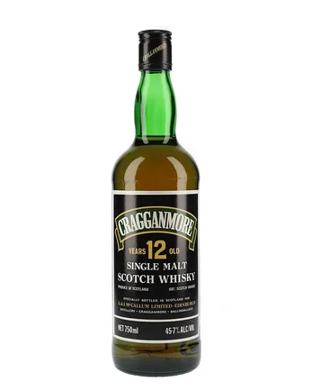 Cragganmore 12 år gammal Bottled 1980's 75cl