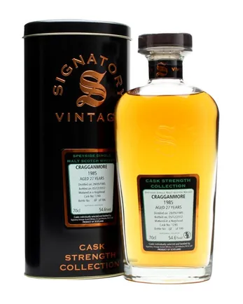 Cragganmore 1985 27 år gammal Cask #1240 Signatory Cask Strength Collection