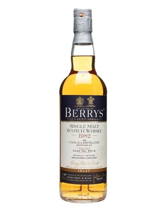 Caol Ila 1982 28 år gammal Cask #6514 Berry Bros & Rudd