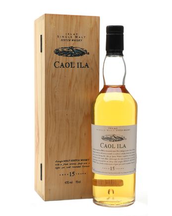Caol Ila 15 år gammal Wooden Box Flora & Fauna