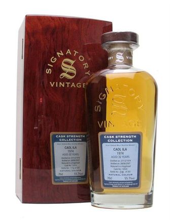 Caol Ila 1974 32 år gammal Signatory Cask Strength Collection
