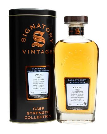Caol Ila 1982 29 år gammal Cask #6482 Signatory Cask Strength Collection