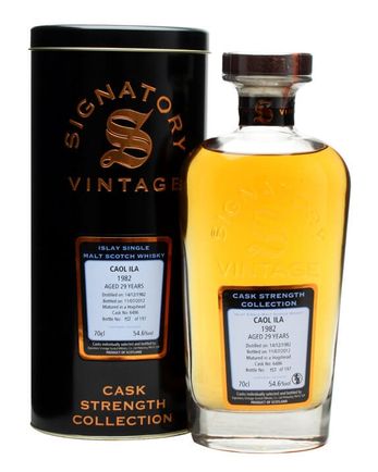 Caol Ila 1982 29 år gammal Cask #6486 Signatory Cask Strength Collection