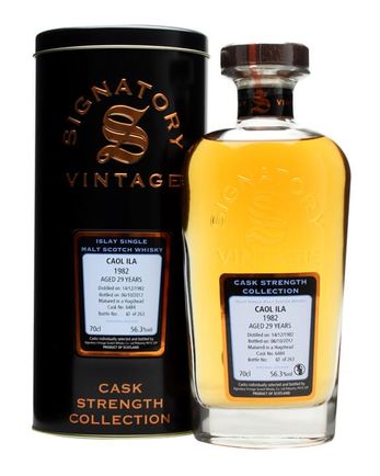 Caol Ila 1982 29 år gammal Cask #6484 Signatory Cask Strength Collection