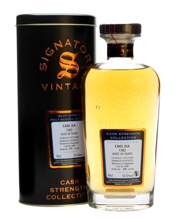 Caol Ila 1982 30 år gammal Cask #6487 Signatory Cask Strength Collection