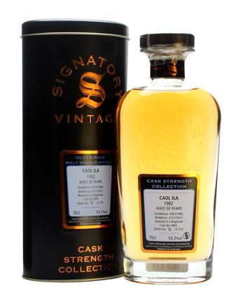Caol Ila 1982 30 år gammal Cask #6493 Signatory Cask Strength Collection