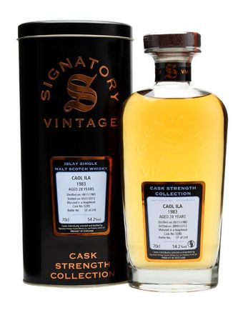 Caol Ila 1983 28 år gammal Cask #5285 Signatory Cask Strength Collection