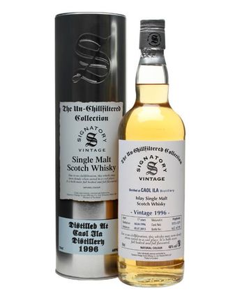 Caol Ila 1996 17 år gammal Cask #5572+3 Signatory Un-Chillfiltered Collection