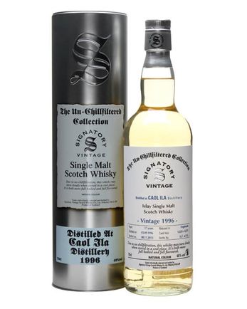 Caol Ila 1996 17 år gammal Cask #12559+70 Signatory Un-Chillfiltered Collection