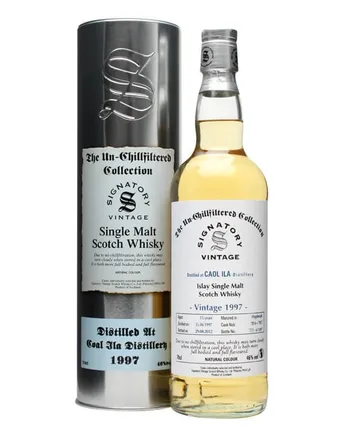 Caol Ila 1997 15 år gammal Cask #7816+7 Signatory Un-chillfiltered Collection
