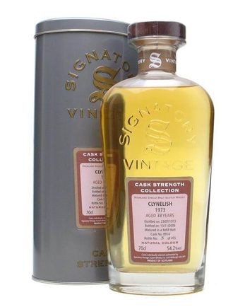 Clynelish 1973 33 år gammal Signatory Cask Strength Collection