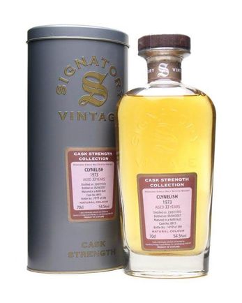 Clynelish 1973 33 år gammal Signatory Cask Strength Collection Bottled 2007