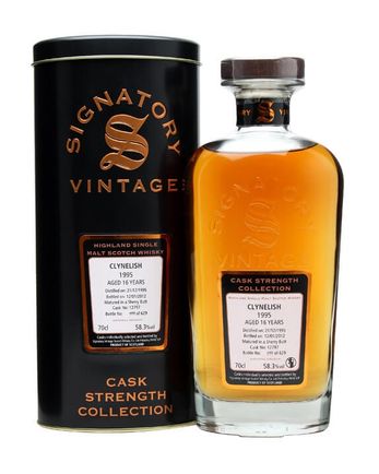 Clynelish 1995 16 år gammal Sherry Butt #12797 Signatory Cask Strength Collection