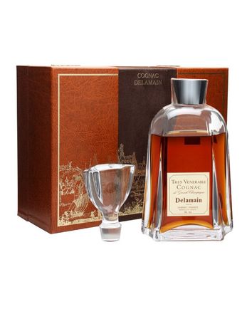 Delamain Tres Venerable Cognac Daum Crystal Bottled 1980s