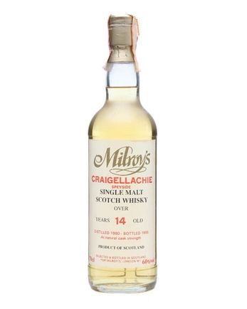Craigellachie 1980 14 år gammal Bottled 1995 Milroy's