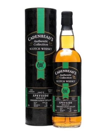 Convalmore 1977 21 år gammal Bottled 1998 Cadenhead's Authentic Collection