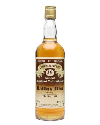 Dallas Dhu 1969 16 år gammal Connoisseurs Choice Gordon & Macphail