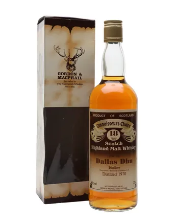 Dallas Dhu 1970 18 år gammal Connoisseurs Choice Gordon & Macphail