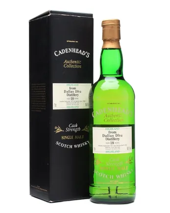 Dallas Dhu 1977 18 år gammal Cadenhead's