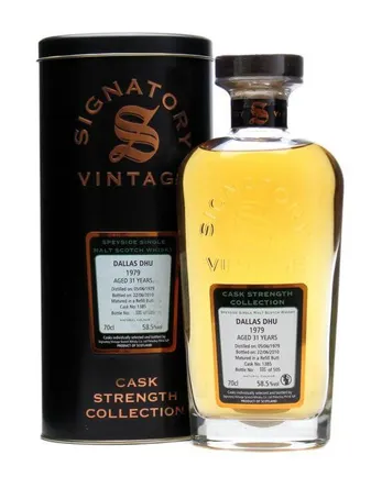 Dallas Dhu 1979 31 år gammal Cask #1385 Signatory Cask Strength Collection