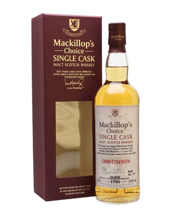 Dalmore 1986 23 år gammal Cask #3098 Mackillop's Mackillop's Choice
