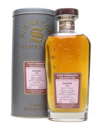Dalmore 1990 17 år gammal Signatory Cask Strength Collection