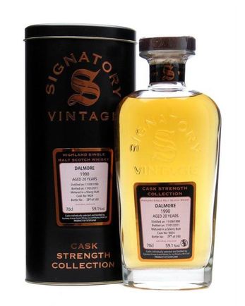 Dalmore 1990 20 år gammal Sherry Butt #9424 Signatory