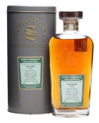 Dailuaine 1979 25 år gammal Sherry Signatory