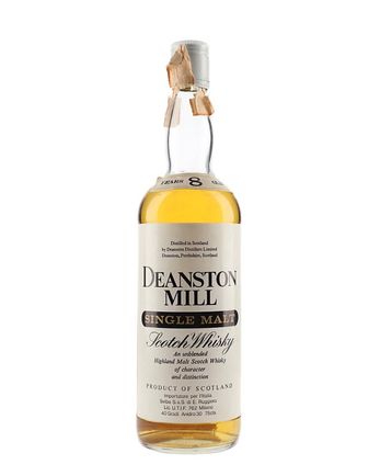 Deanston Mill 8 år gammal Bottled 1980s