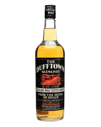Dufftown 8 år gammal Black Red Label Bottled 1970s