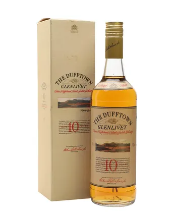 Dufftown Glenlivet 10 år gammal Brown Label