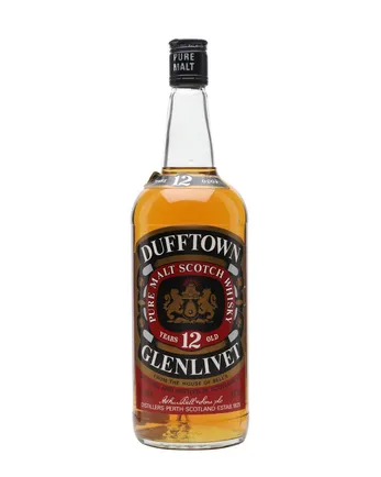 Dufftown Glenlivet 12 år gammal Bottled 1980's