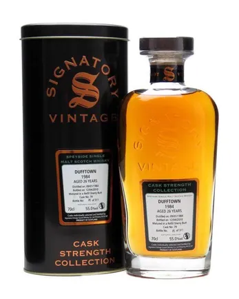 Dufftown 1984 26 år gammal Refill Sherry Butt #79 Signatory Cask Strength Collection